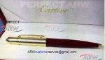Perfect Replica AAA Cartier Diabolo de Red Resin Ballpoint Pen